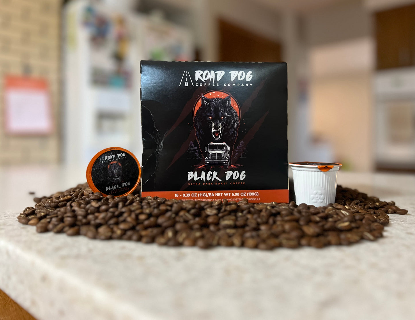 BLACK DOG HOLIDAYS, LOAD UP TODAY! Black Dog Coffee Rims, Single Serve K-Cup Pods