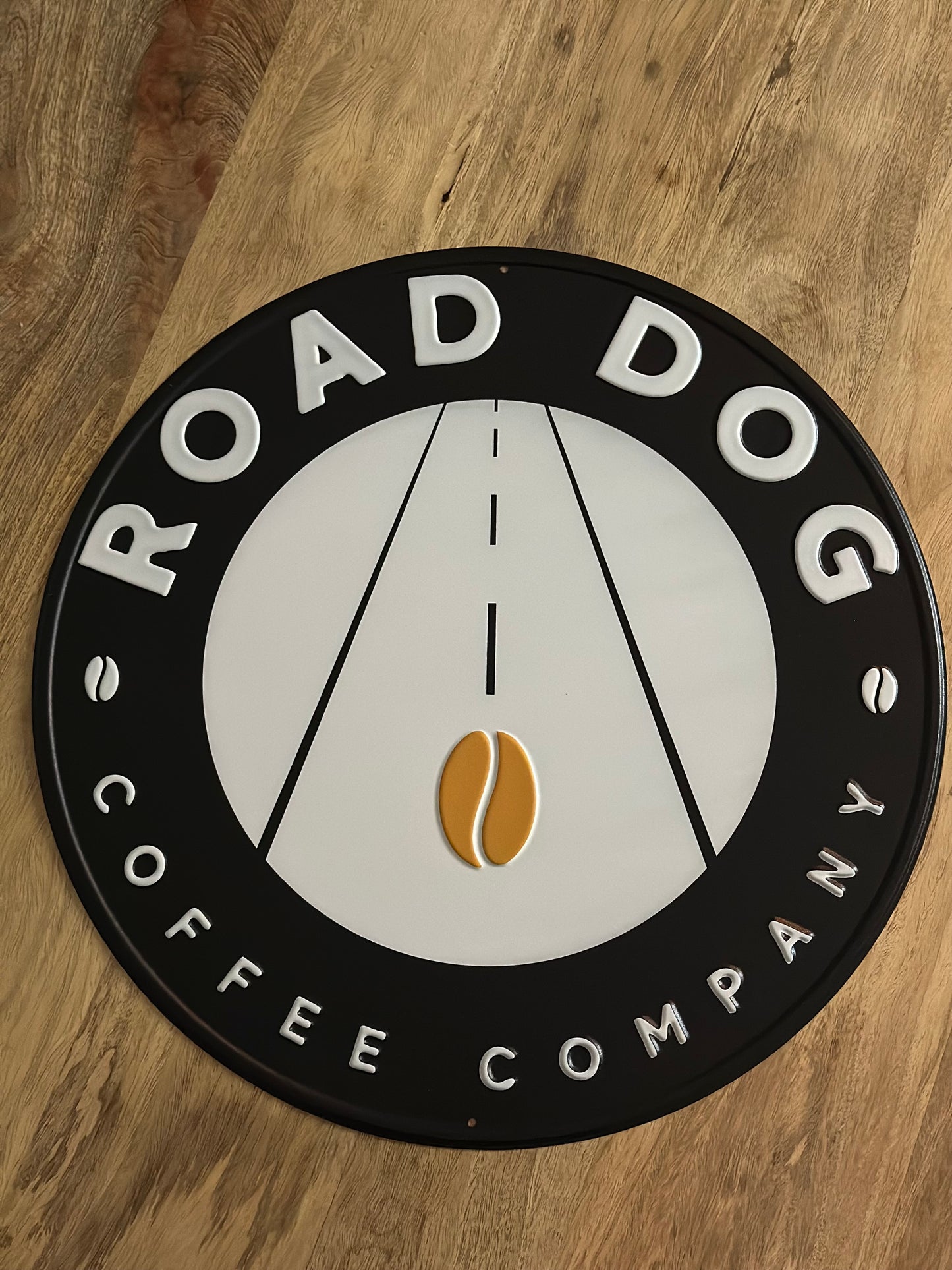RDCC MEDALLION METAL SIGN, TEXTURED