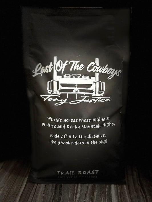 LAST OF THE COWBOYS, BY TONY JUSTICE, LIMITED RELEASE
