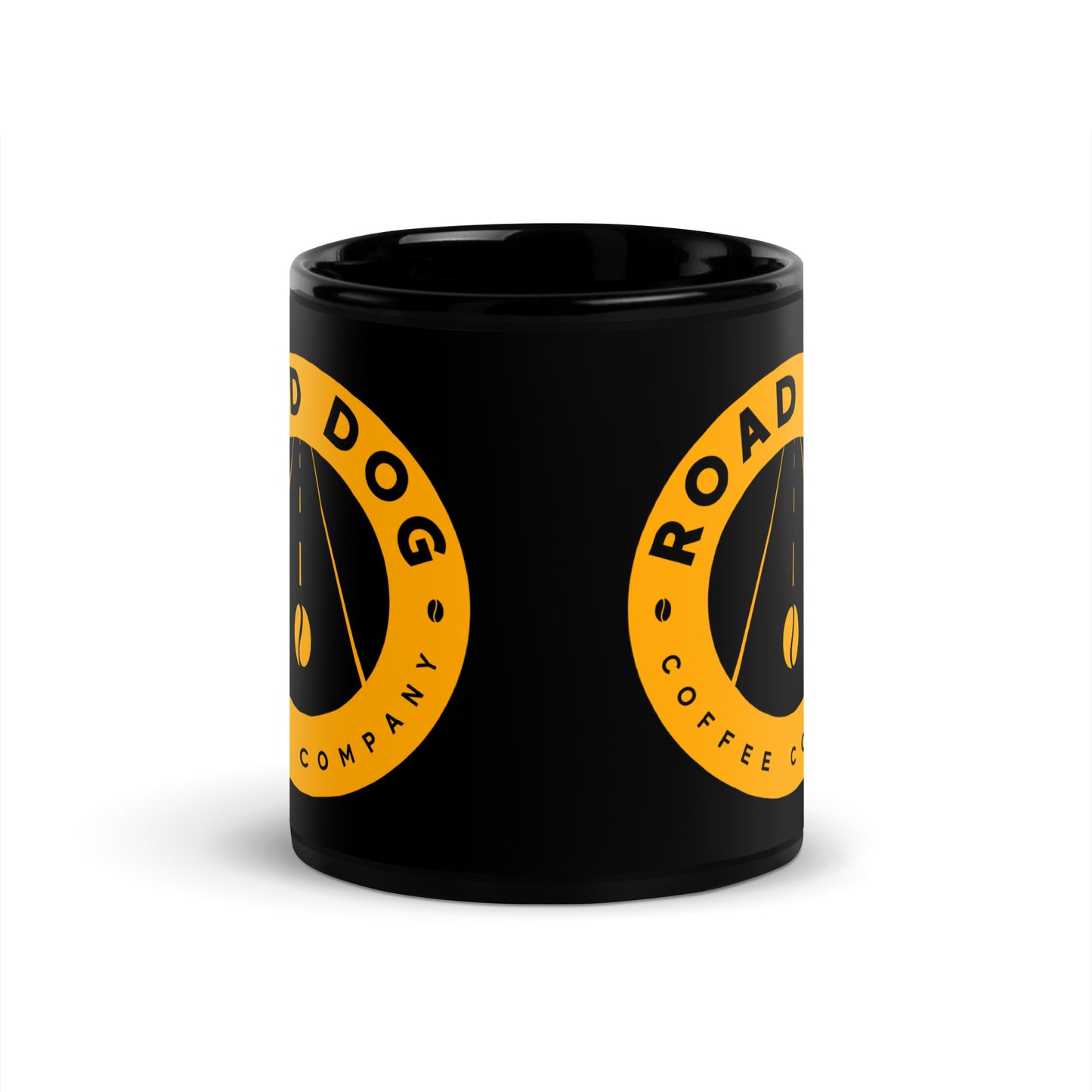 Yellow on Black Mug