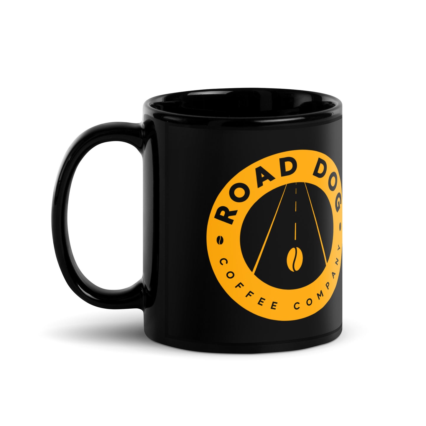 Yellow on Black Mug