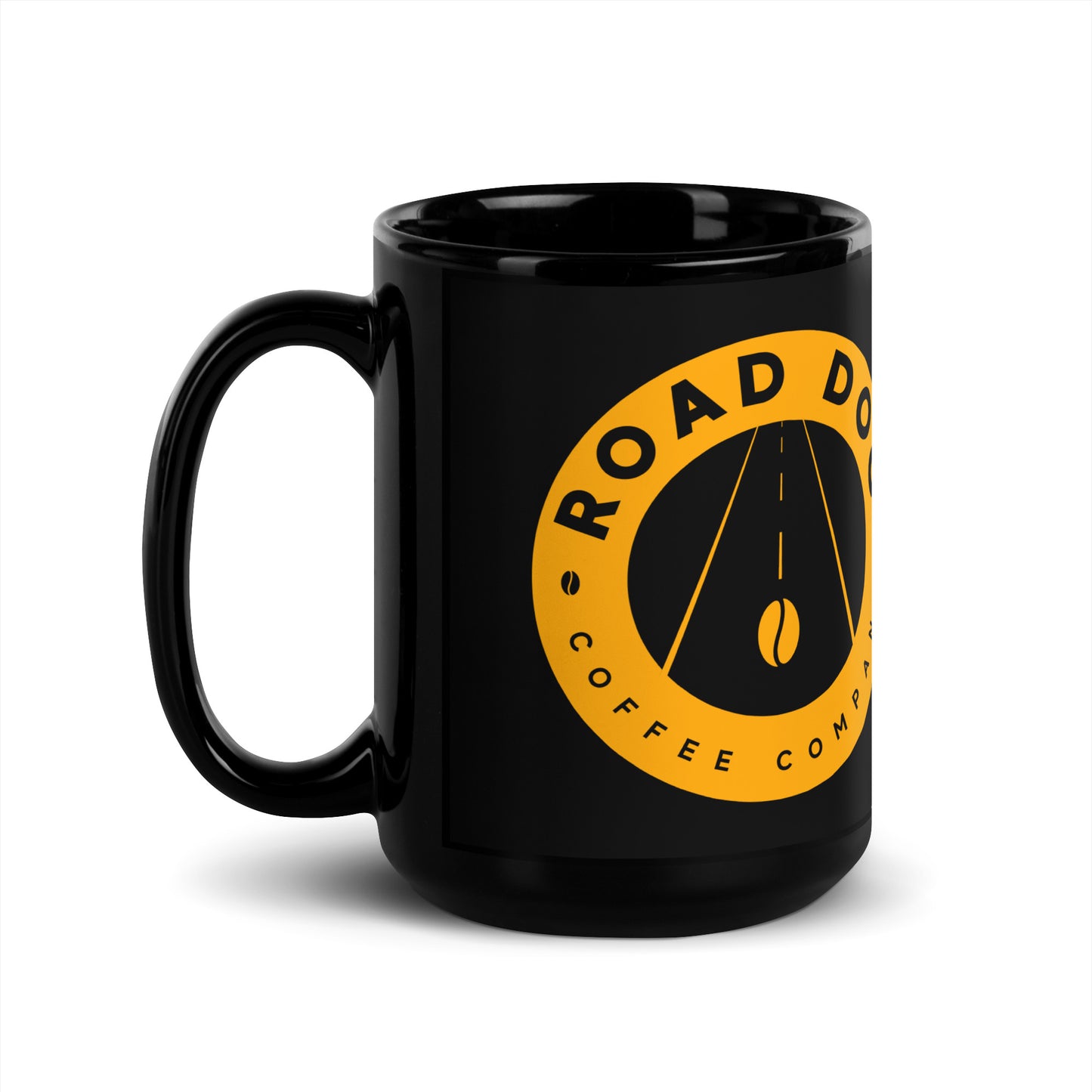 Yellow on Black Mug