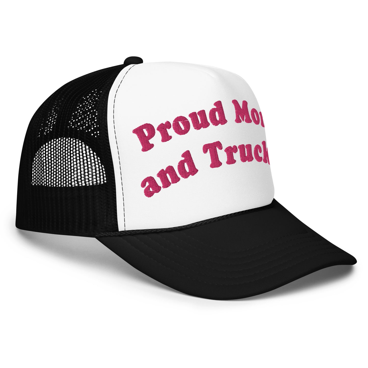 WOMEN'S PROUD MOM FOAM TRUCKER HAT