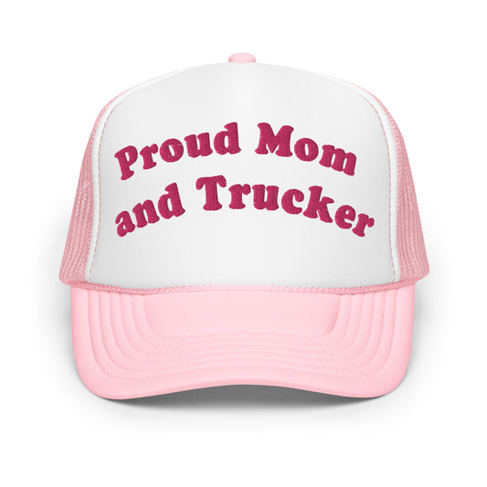 WOMEN'S PROUD MOM FOAM TRUCKER HAT
