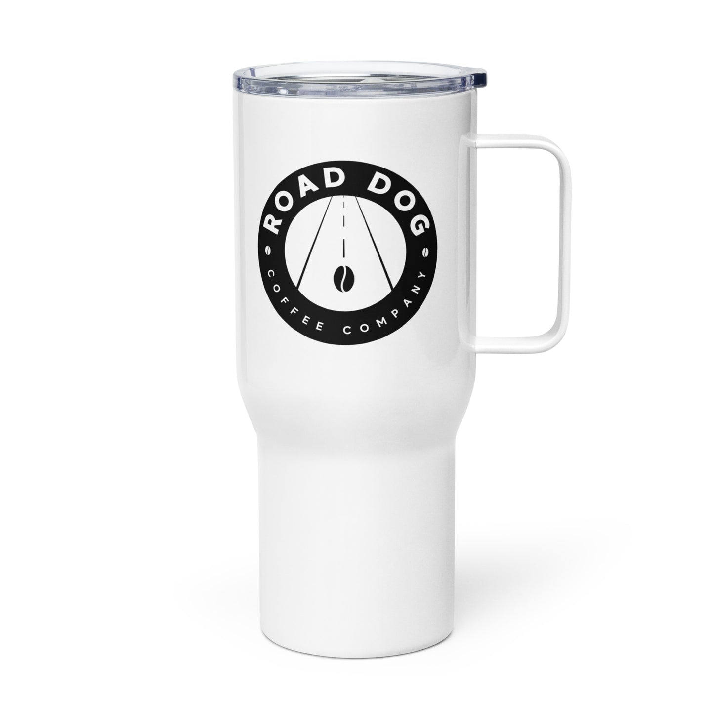 MEDALLION STAINLESS TRAVEL MUG  (25 oz.)