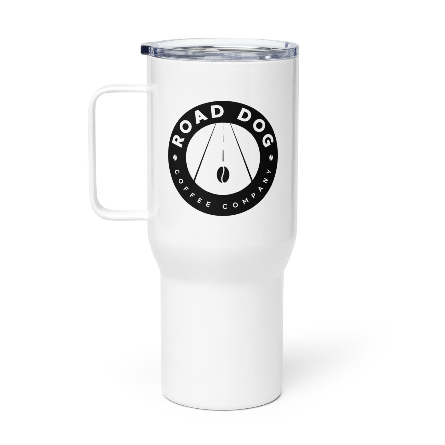 MEDALLION STAINLESS TRAVEL MUG  (25 oz.)